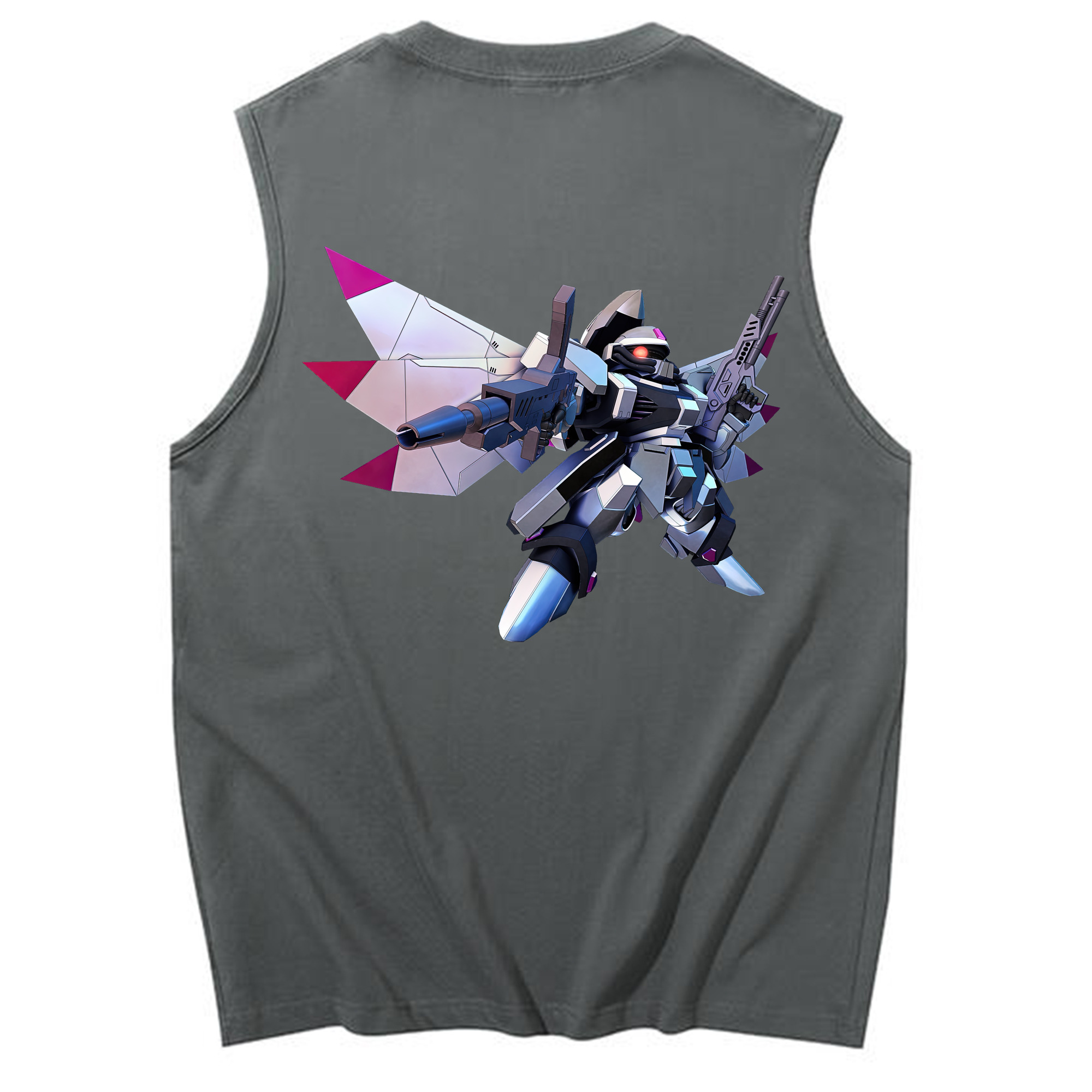 （画像用） 機動戦士ガンダム Mobile Suit Gundam コットン100％タンクトップ（背面プリント）